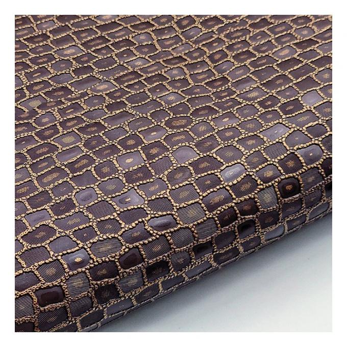 Vente en gros en Pvc de pierre de perle de grain motif en cuir synth&eacute;tique artificiel emballage portefeuille bo&icirc;te chaussures carnet de notes faux tissu en cuir 16