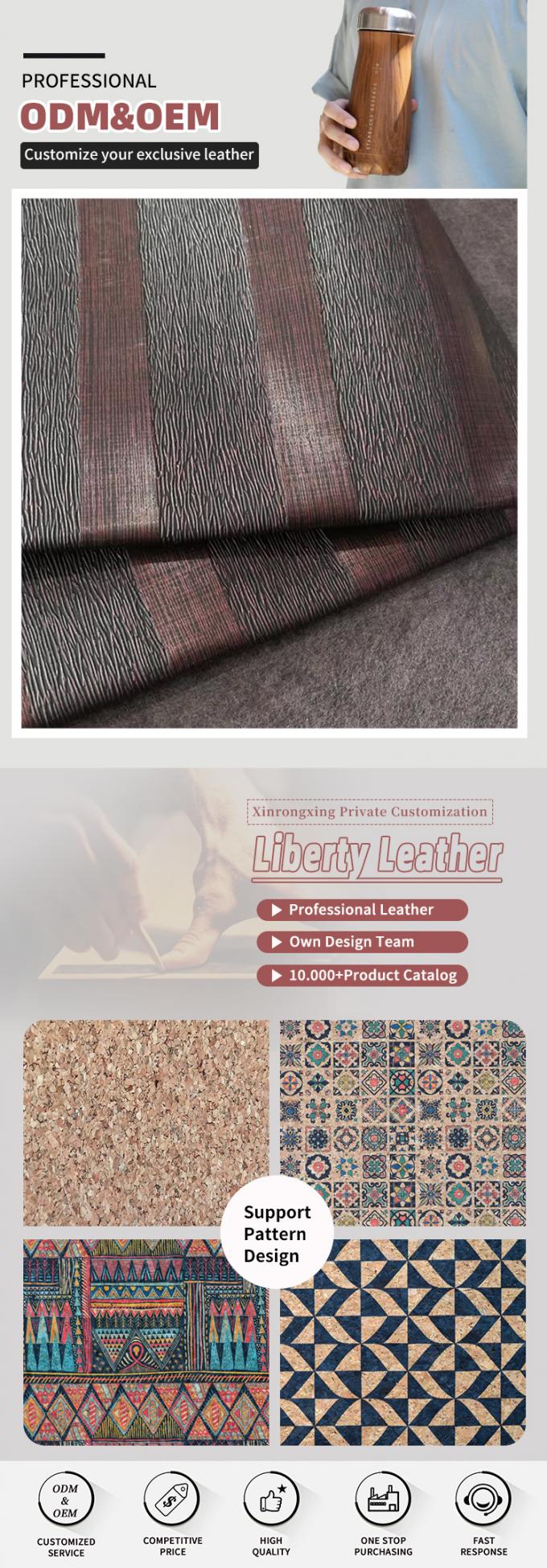 Lustre de perle Pvc bois grain motif en cuir synth&eacute;tique artificiel fond mur bo&icirc;te de portefeuille chaussures carnet de bord tissu en cuir 4