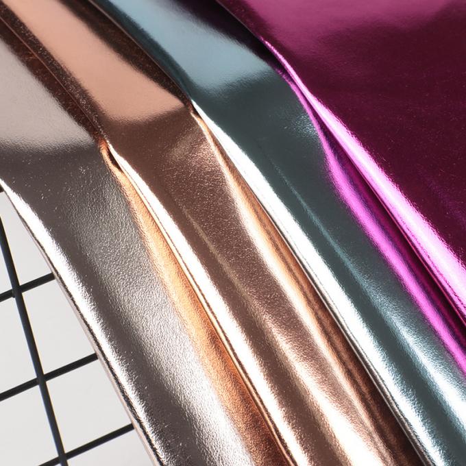 Cuir synth&eacute;tique PU R61 Film m&eacute;tallique Grain mouton V&ecirc;tement Portefeuille Bo&icirc;te Chaussures Sac Cahier Tissu simili cuir 6