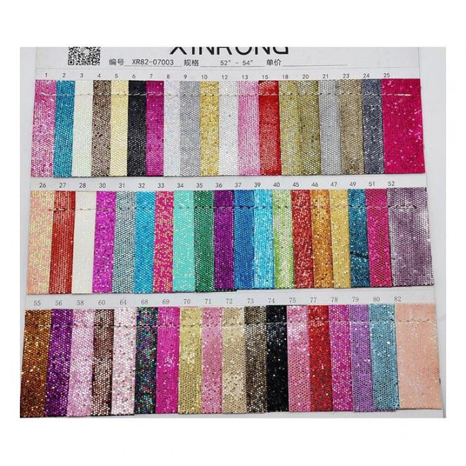 Vente en gros de tissus en maille glitter synthétique faux en cuir artificiel chaussures de téléphone coque de vanité sac à main carnet de notes en cuir 19