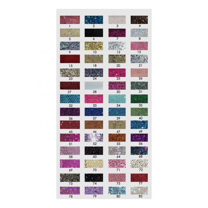 Vente en gros de tissus en maille glitter synthétique faux en cuir artificiel chaussures de téléphone coque de vanité sac à main carnet de notes en cuir 20