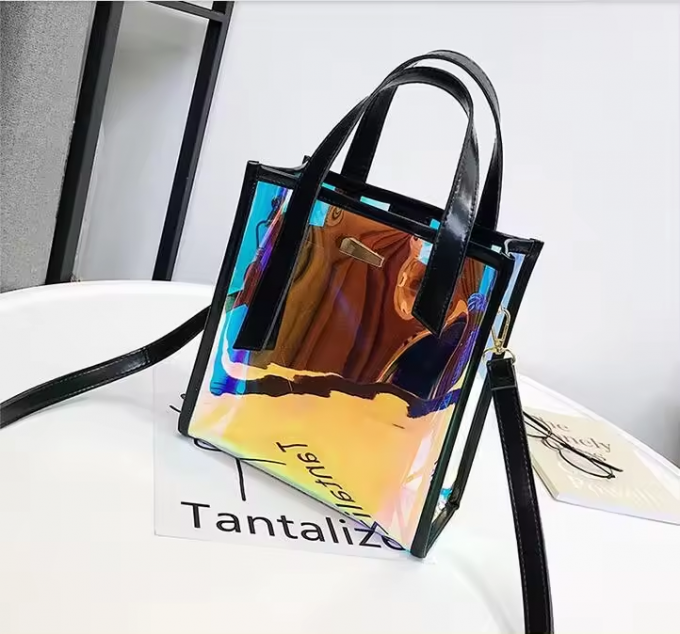 PU Lettre arc-en-ciel Impression de magazine Design cuir synthétique étanche Tissu en faux cuir pour sac à bagages Meubles cosmétiques / canapé 14